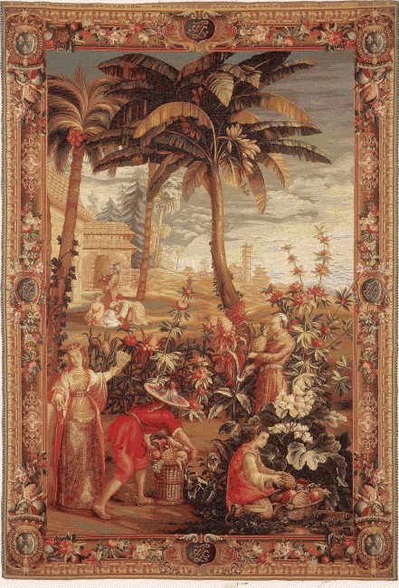 The Pineapple Harvest Tapestry