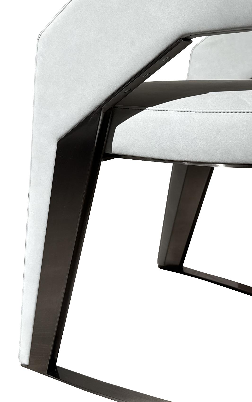 Wally Curved Dining Chair Italian Design