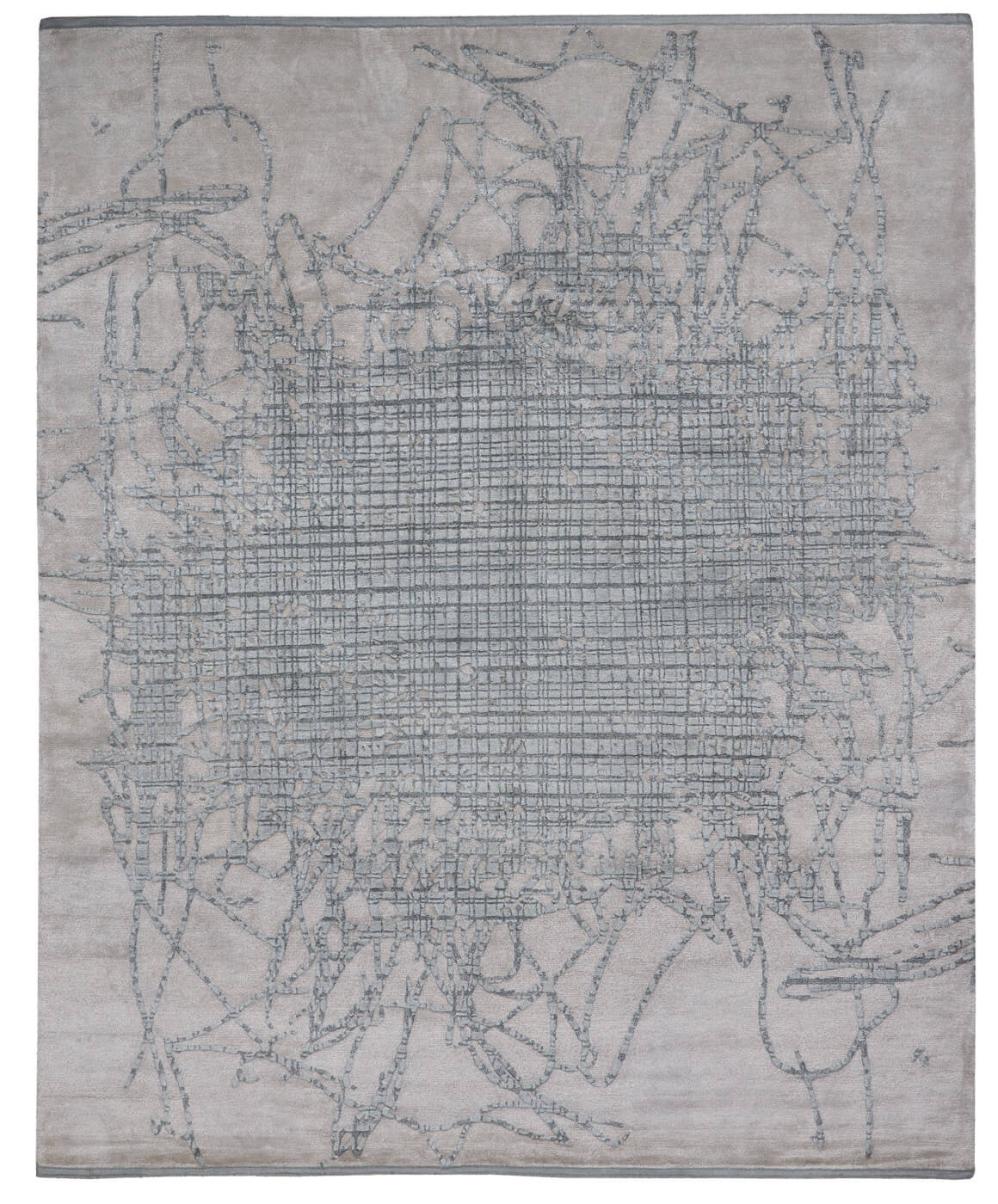 Grid Muted Rug