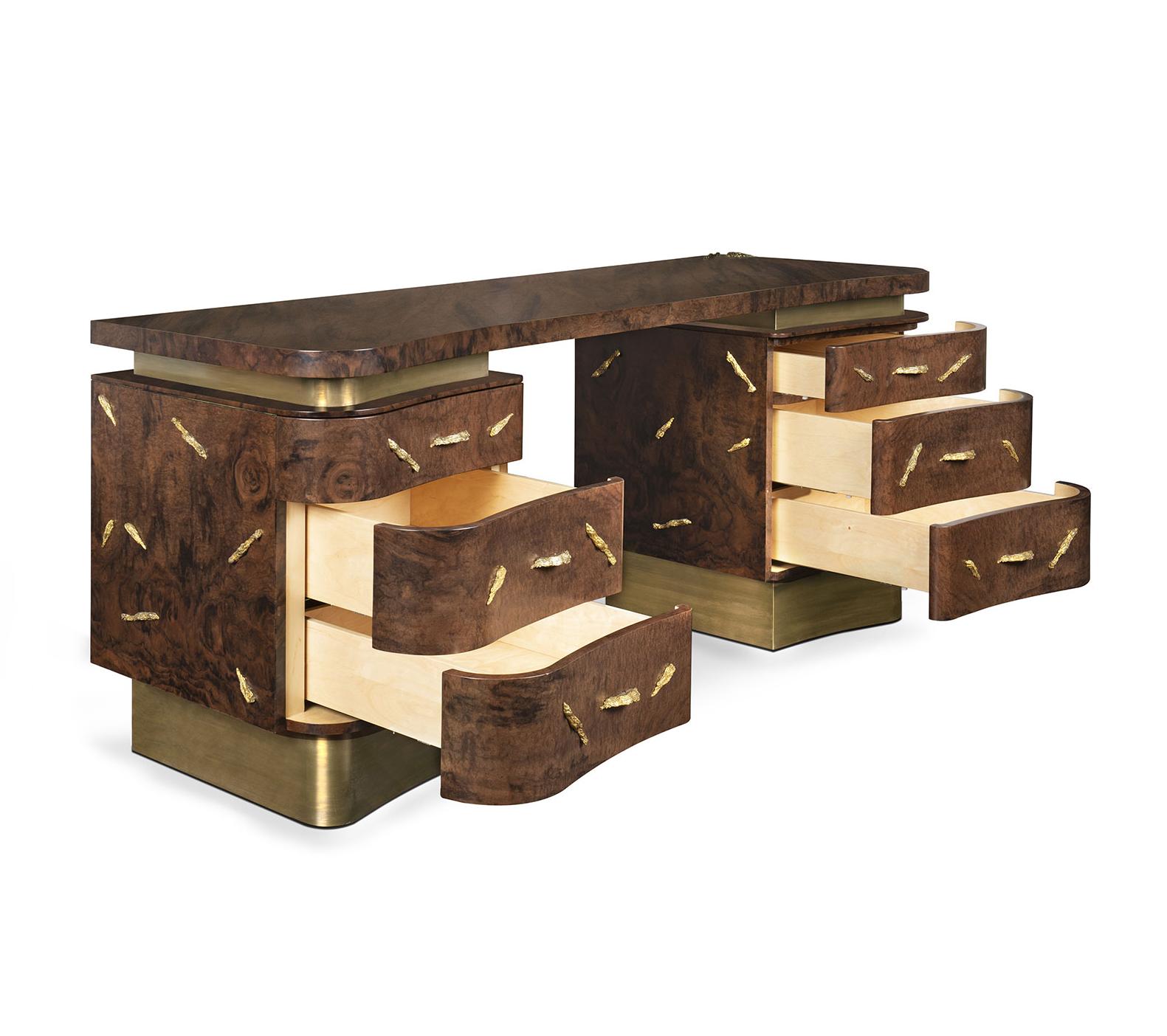 Designer Wood Desk