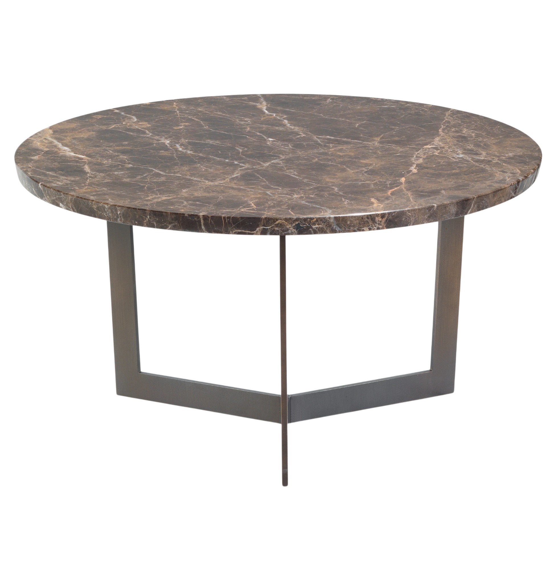 Paris Brown Marble Coffee Table