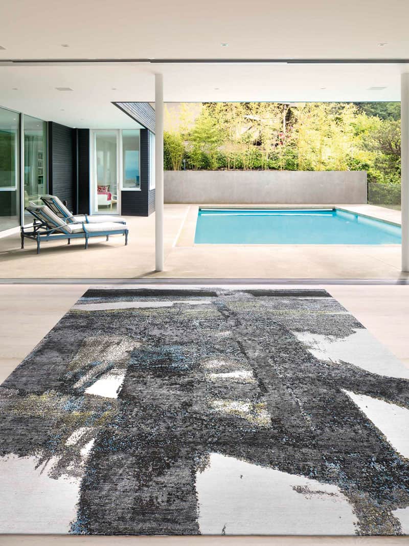 Green Rust Rug | Size: 122 × 183 cm