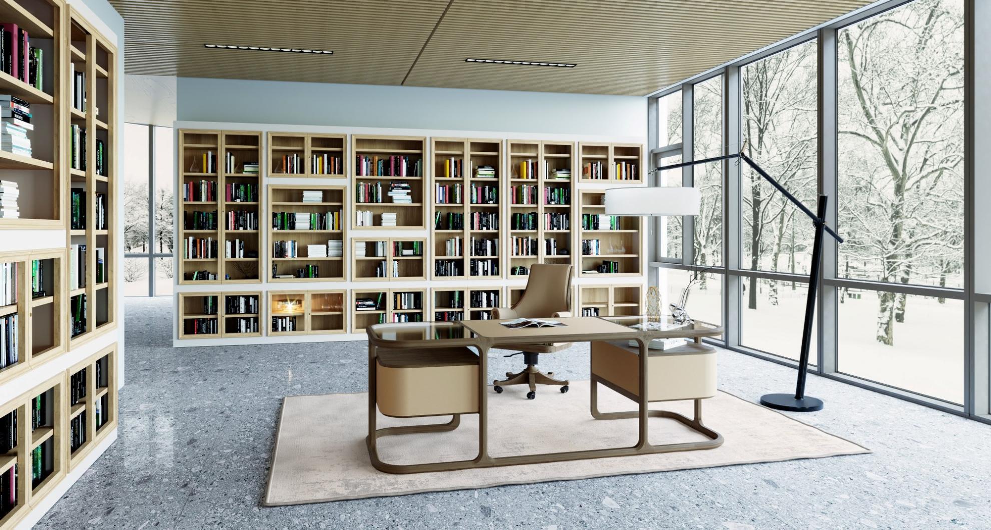 Maschera Italian Bookcase - 3