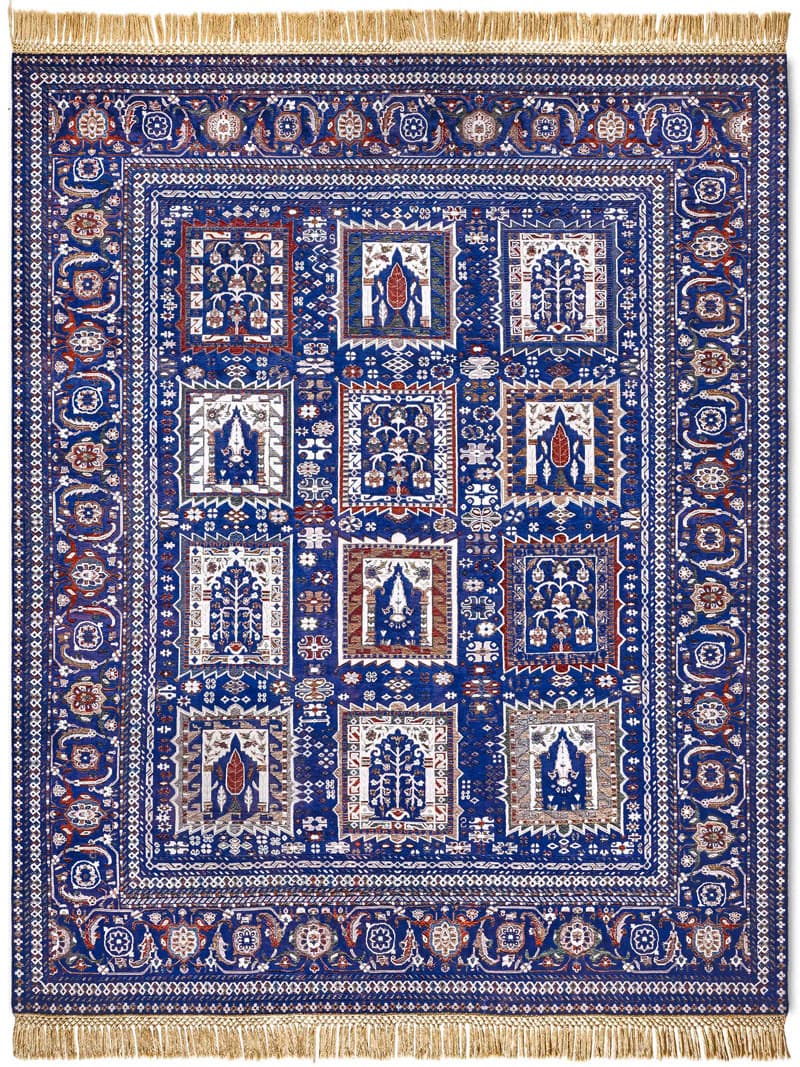 سجادة «موغال» زرقاء
