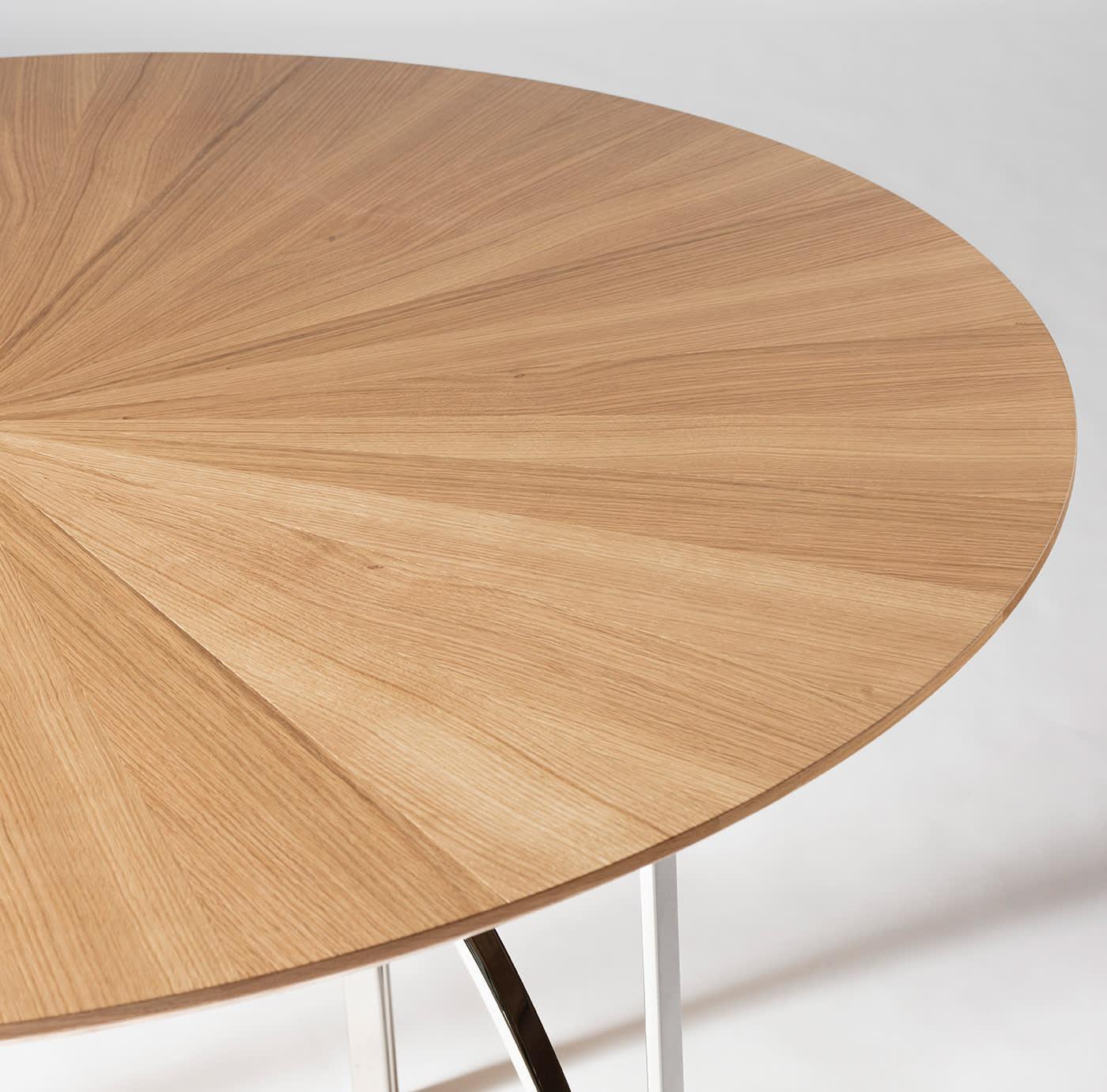 Oak Round Dining Table