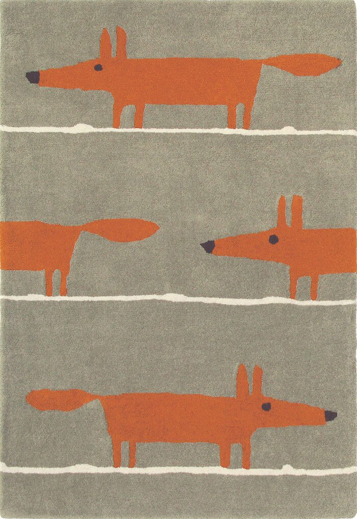 Mr Fox Rug | Size: 120 × 180 cm