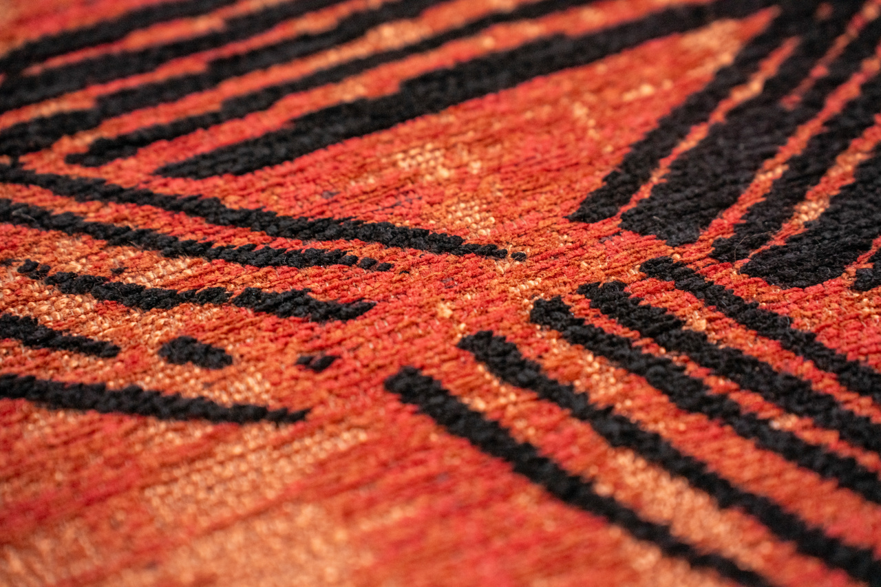 سجادة كانجي زنجبيل شوكولاتة الفاخرة البلجيكية | المقاس: 80 × 150 cm