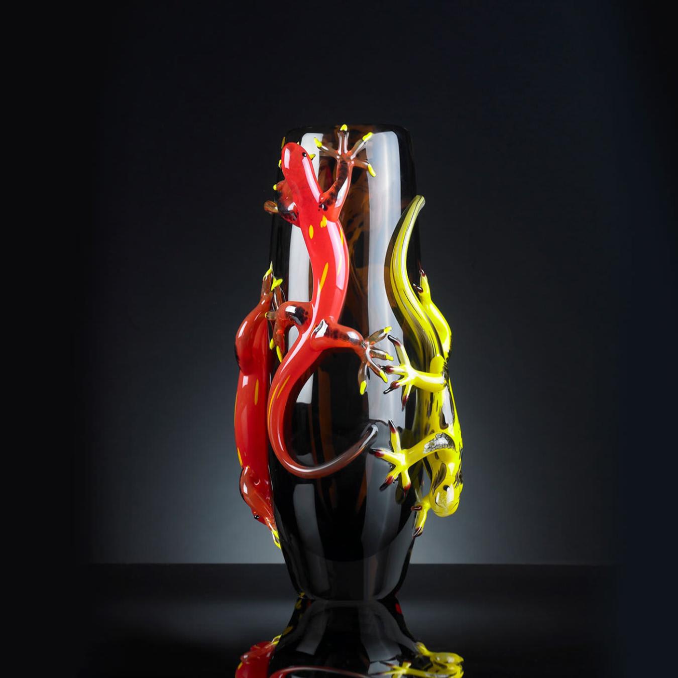 Gecko Large Italian Vase