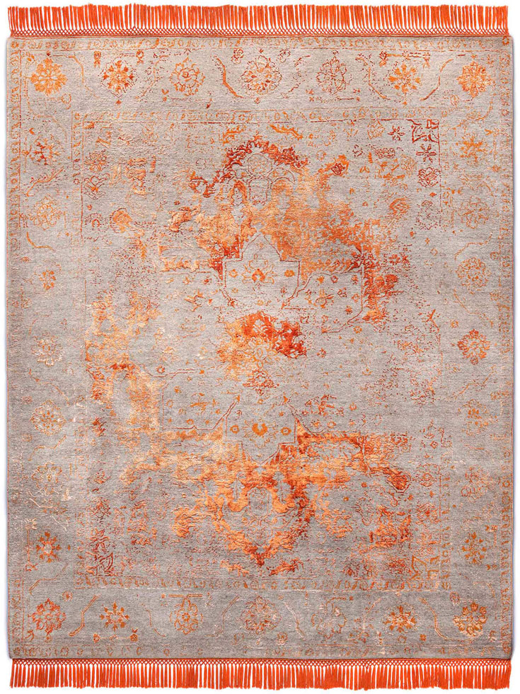 سجادة فاخرة «كوبر أورنج» | المقاس: 140 × 210 cm