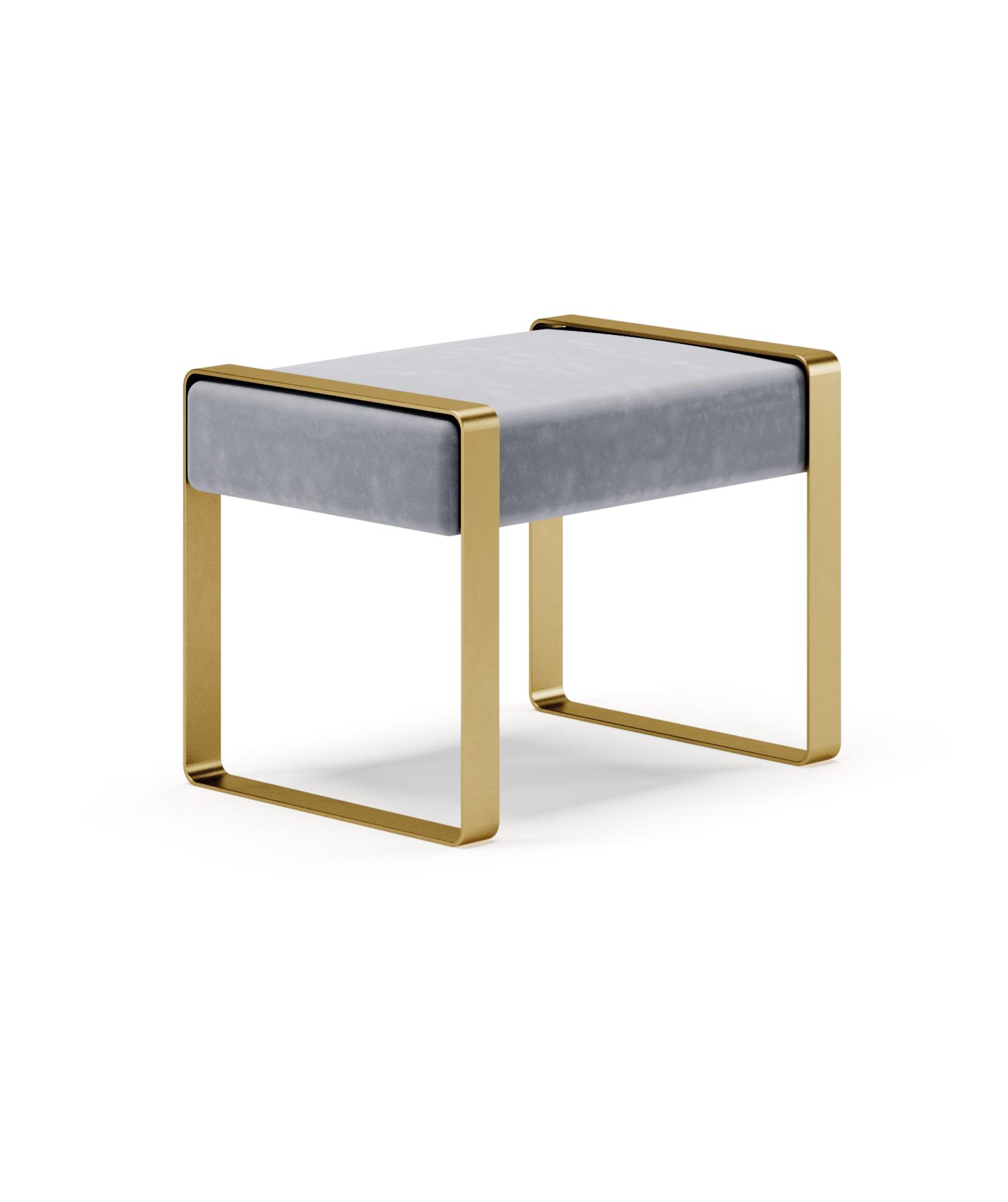 Louis Rectangular Ottoman Italian Design