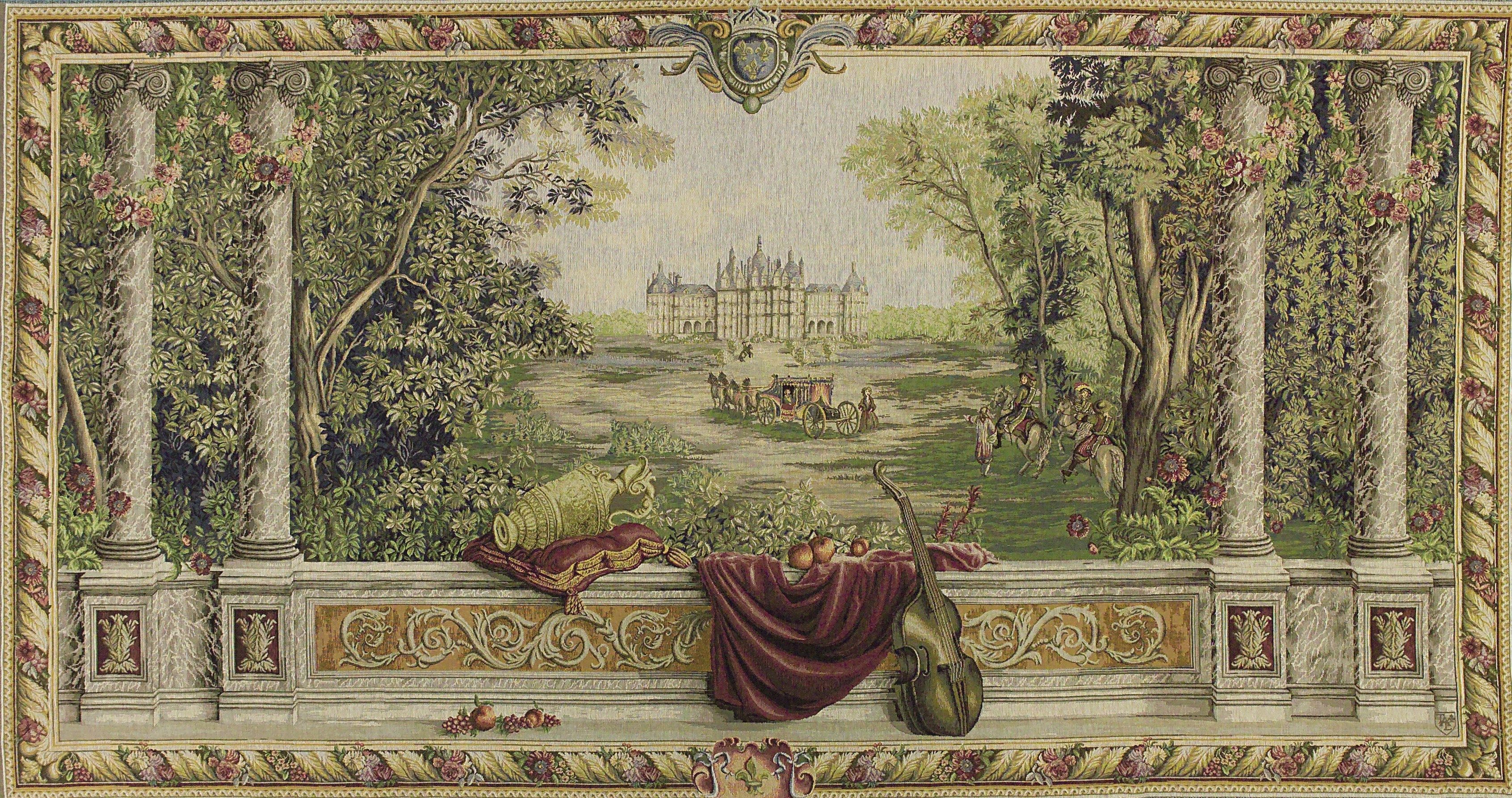 Greenery at the Castle Tapestry