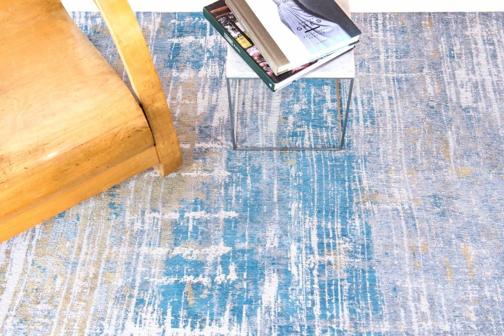 Long Island Blue Round Rug | Size: Ø 240 cm