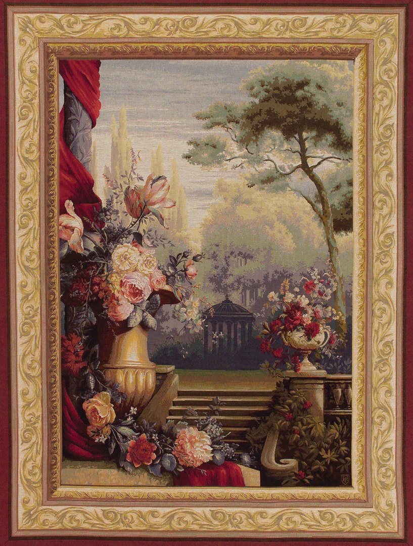 Bouquet and Garden Tapestry | Size: 110 × 150 cm