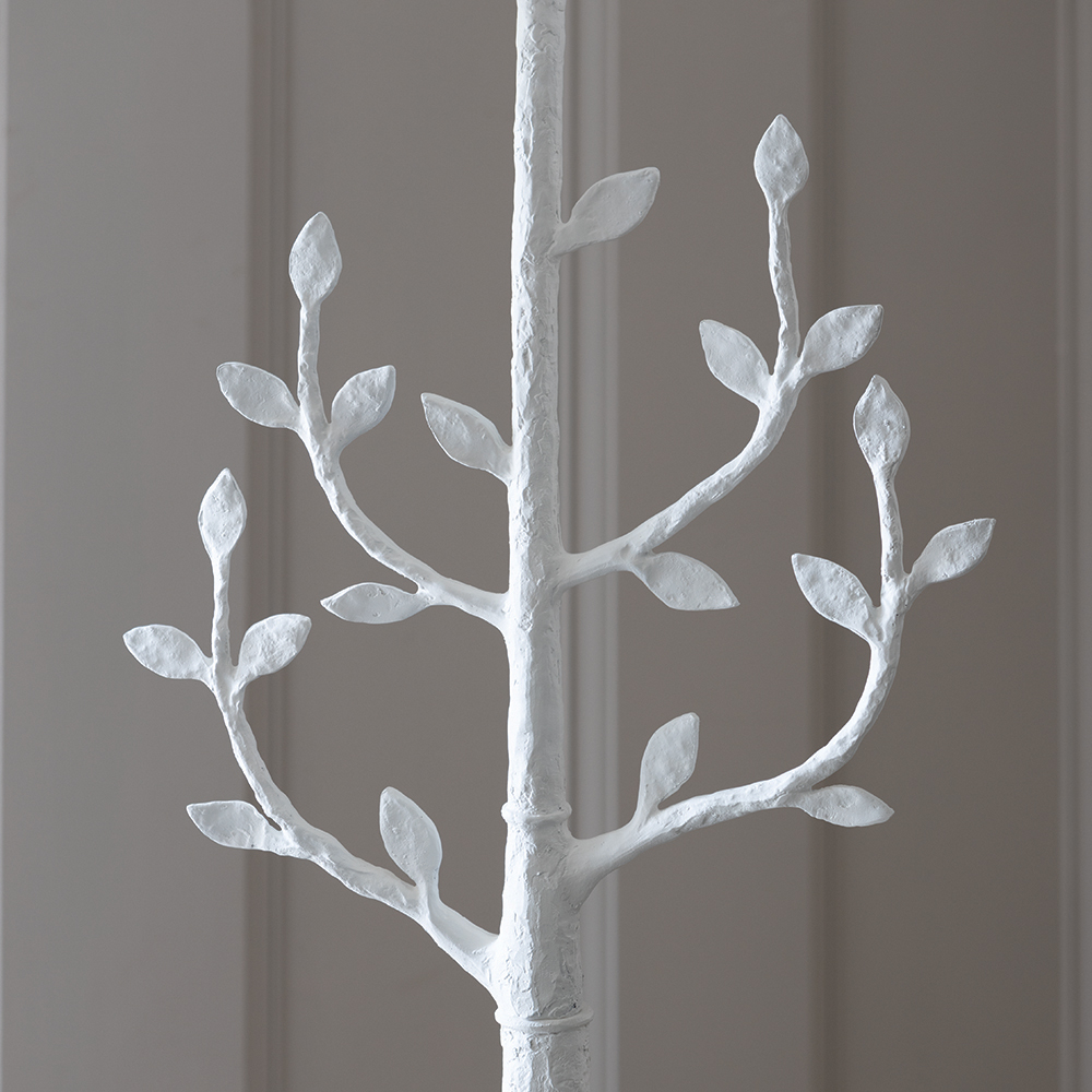 Millana Chalk Finish Floor Lamp