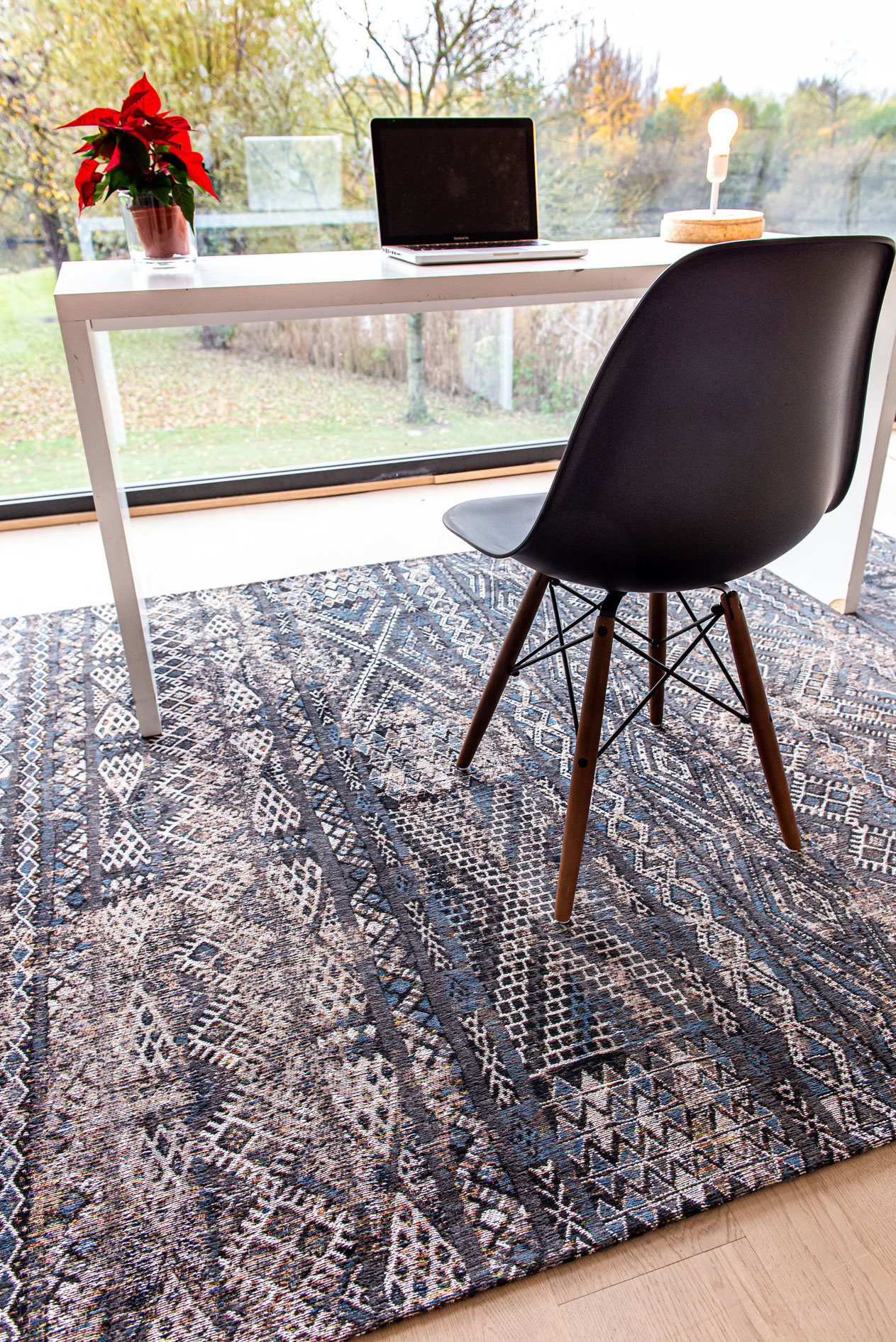 Black Rabat Rug | Size: 280 × 390 cm