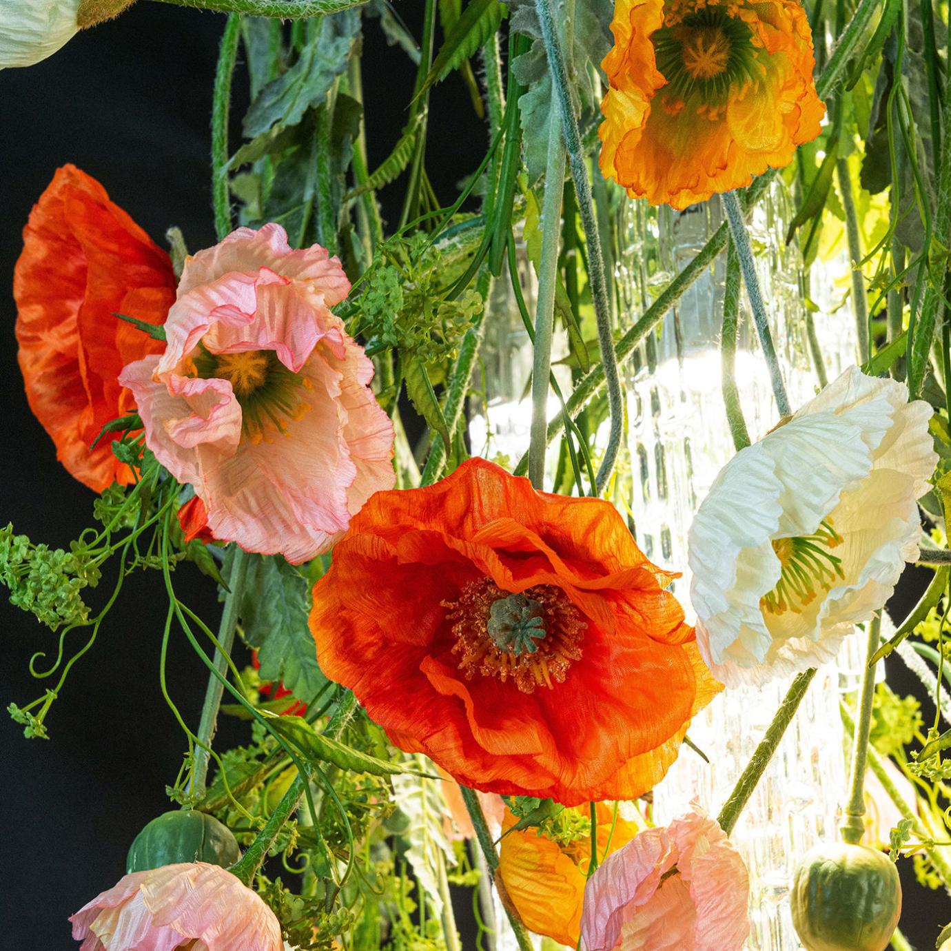 Poppy Square Handcrafted Chandelier