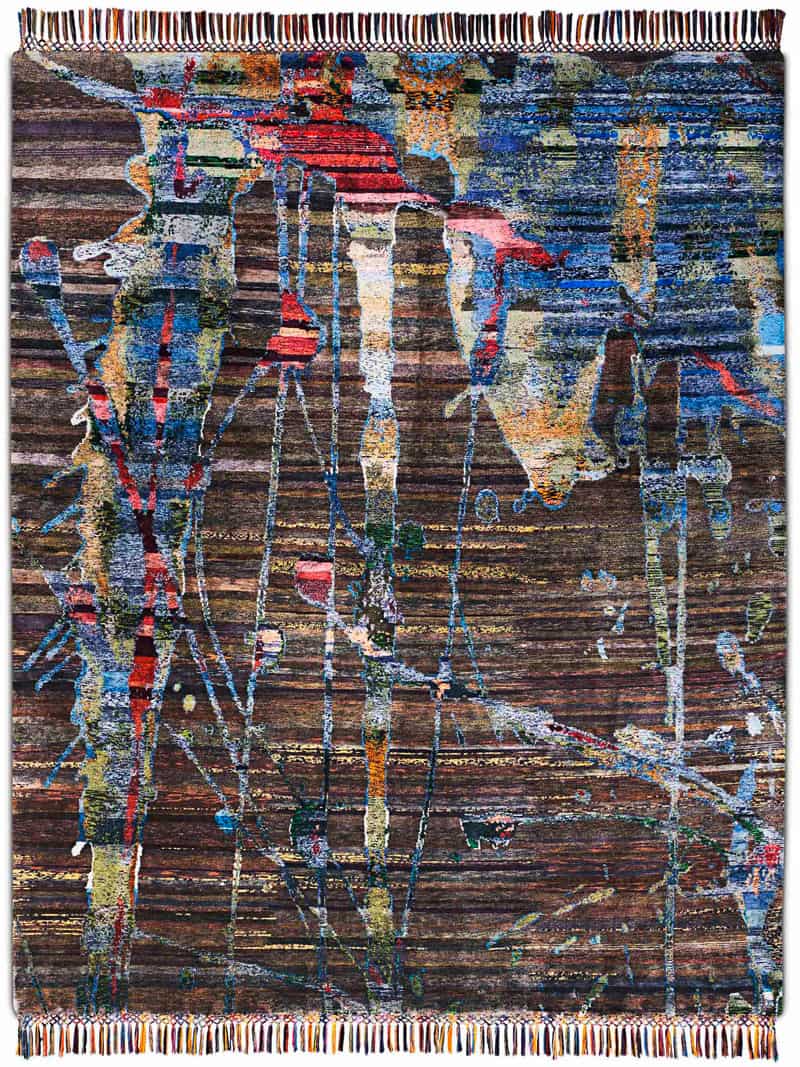 سجادة «إيكو» يدوية الصنع | المقاس: 122 × 183 cm