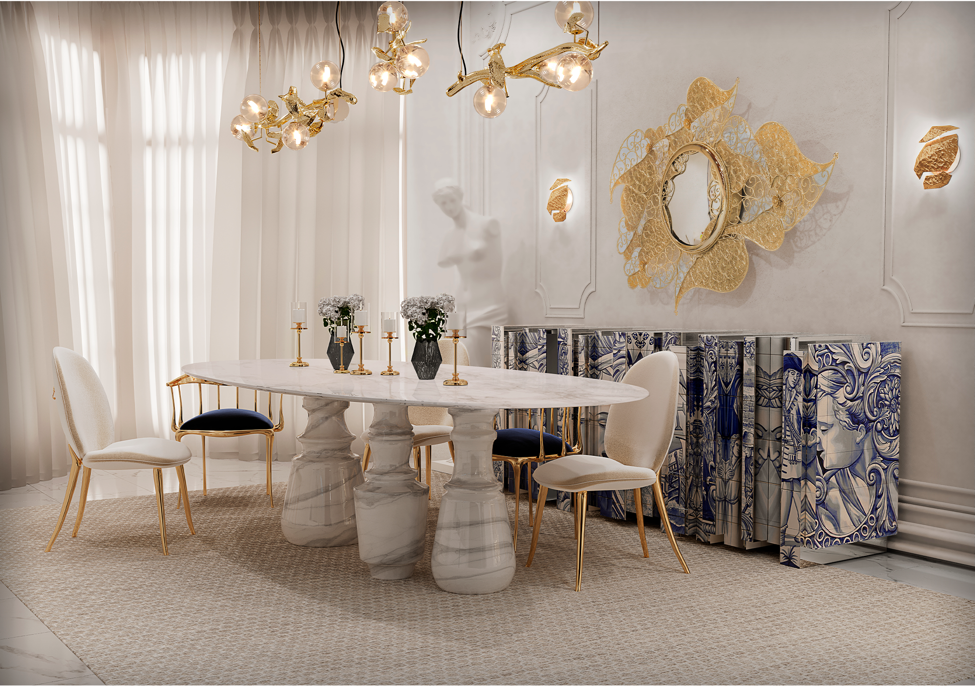 Obsidian Dining Table