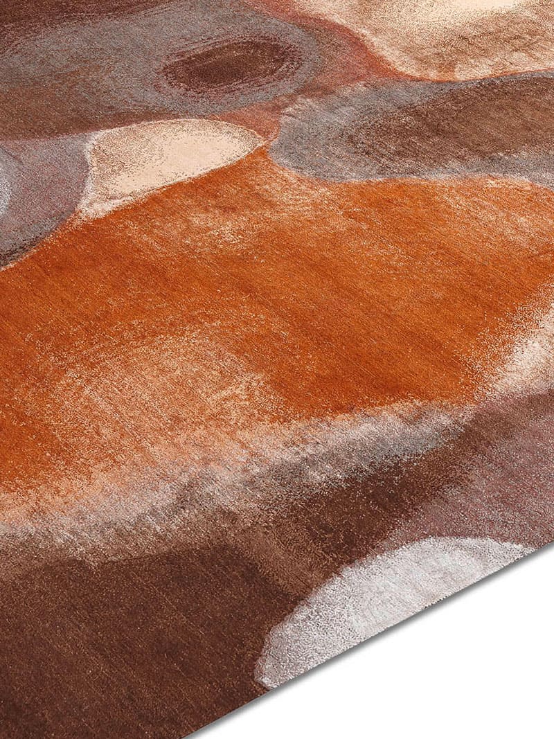 Copper Mauve Handmade Rug | Size: 140 × 210 cm