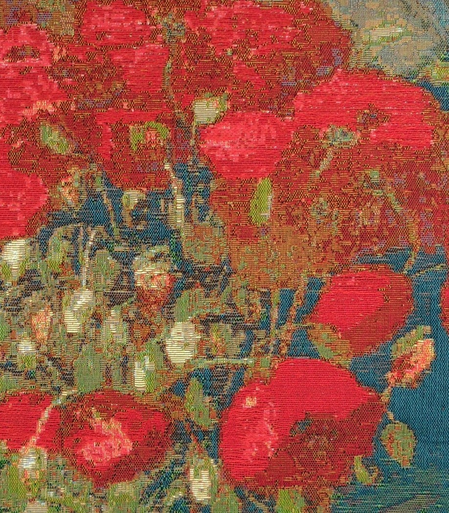 Vase with Poppies Tapestry