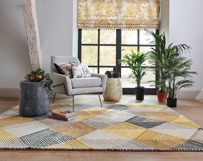 Rhythm Saffron Rug