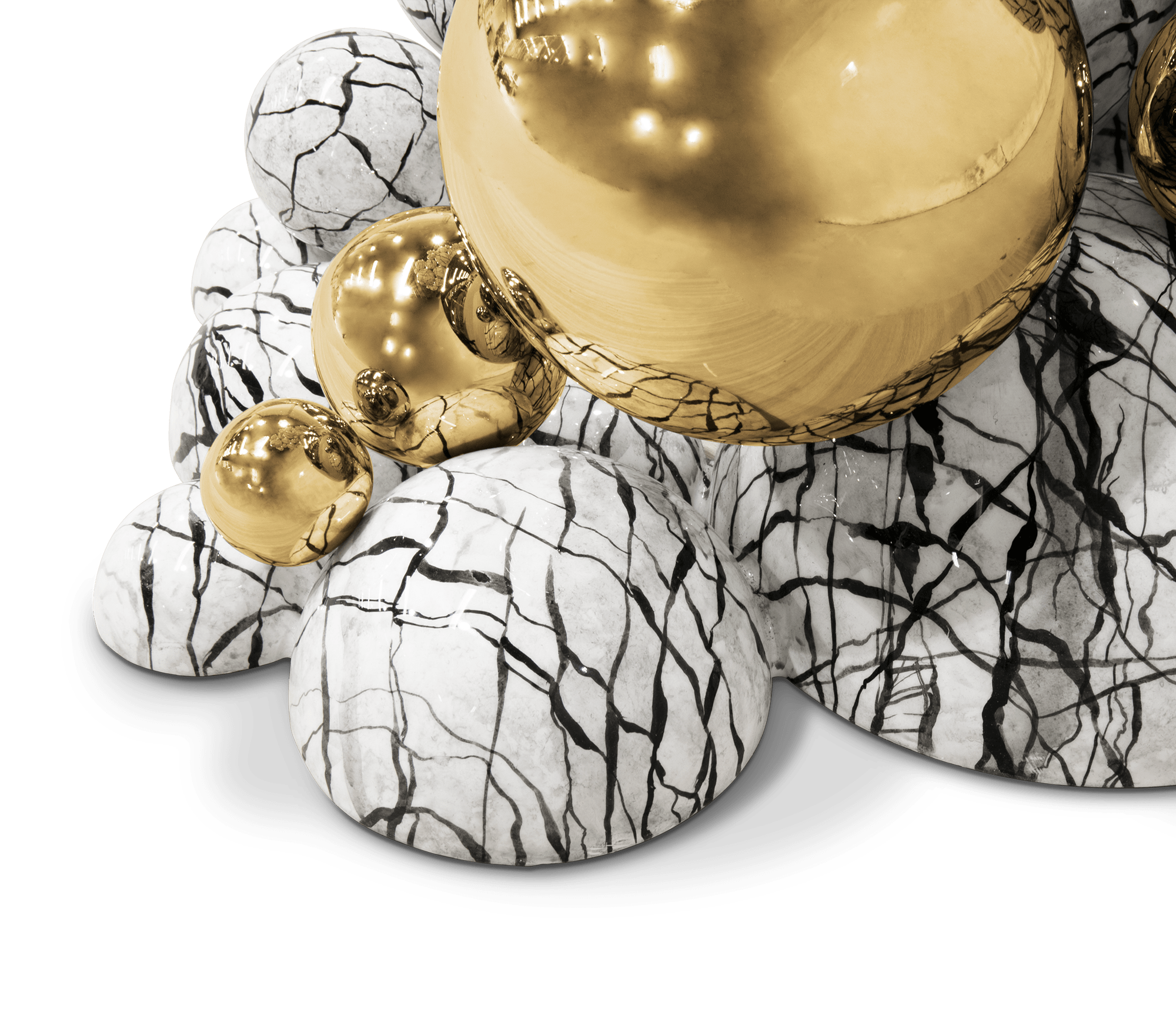 Orbit Faux-Marble Console
