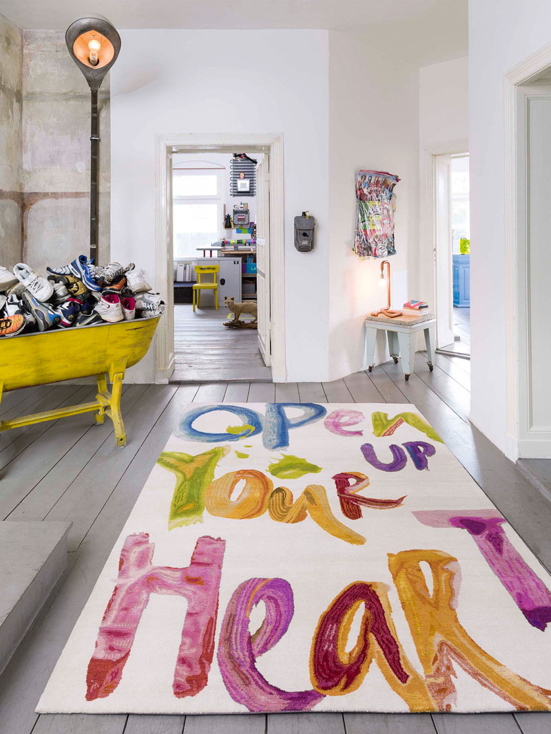 Open Up Your Heart Rug