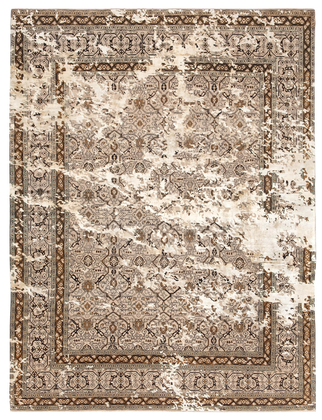 Tabriz Lexington Sky Silk Rug | Size: 250 × 300 cm