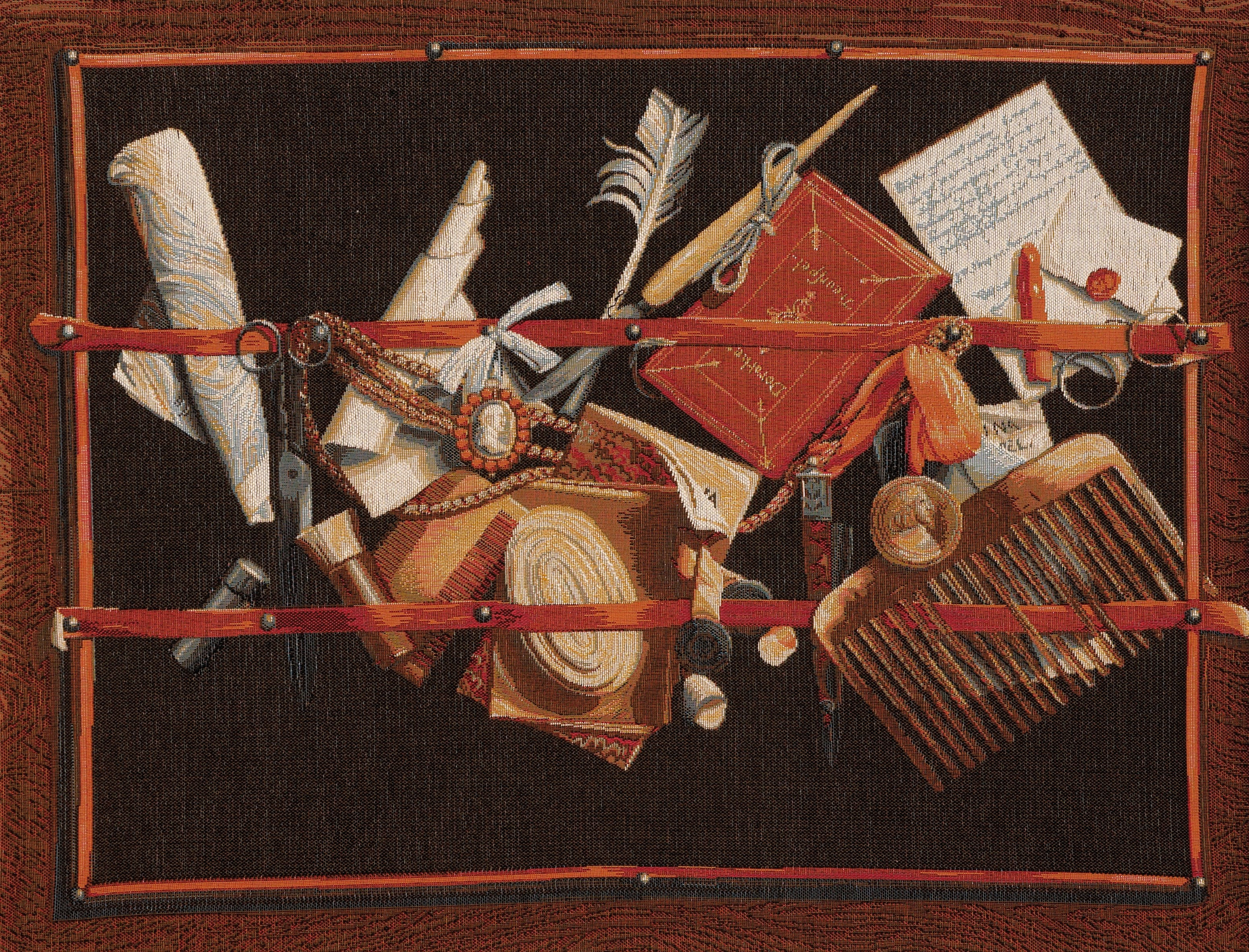 سجادة جدارية «خزانة الفضول» | المقاس: 50 × 67 cm