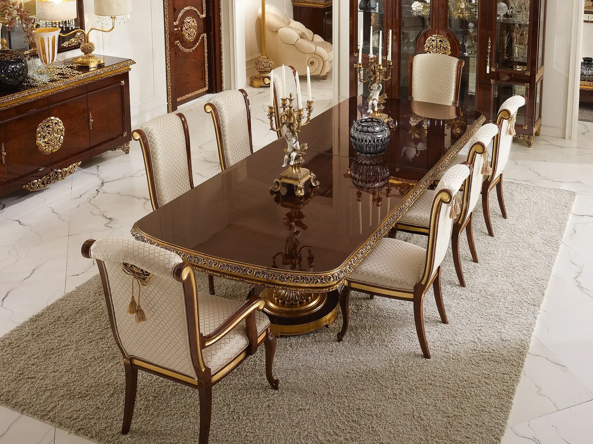 Elegance Dining Table | Configuration: Fixed