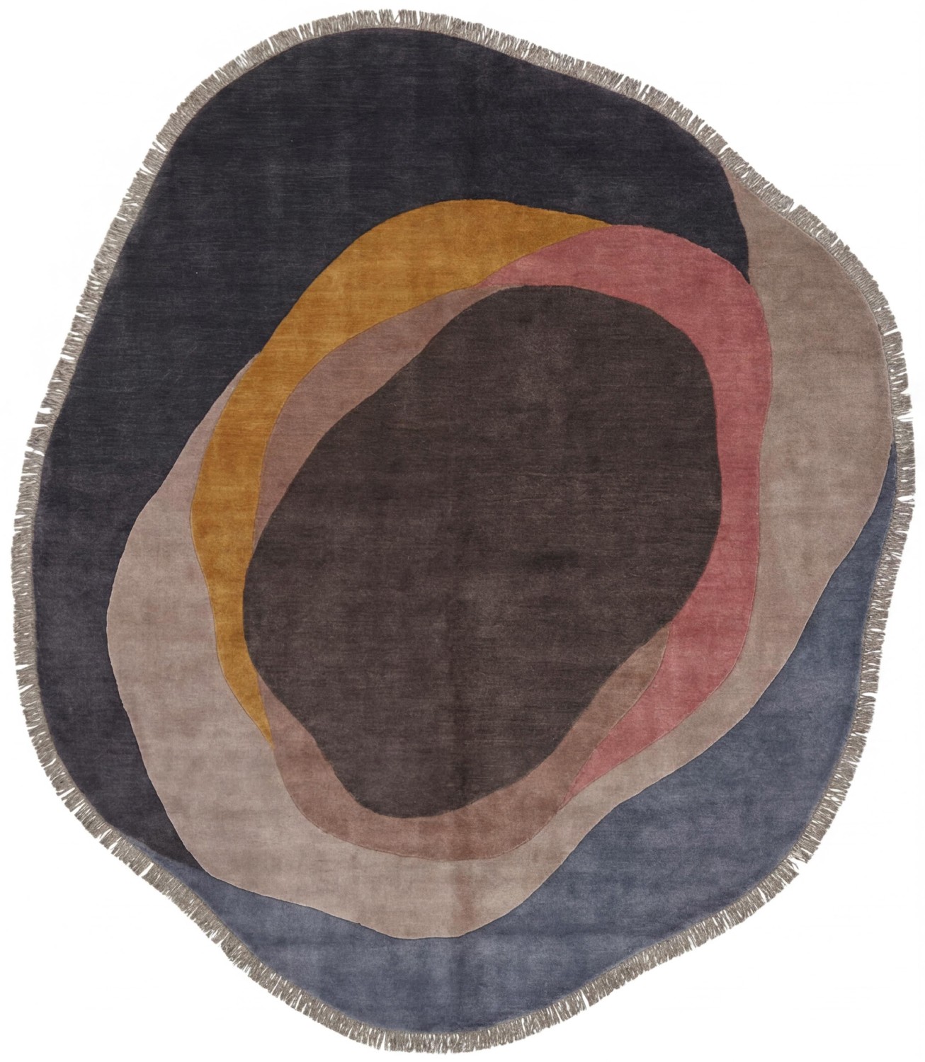 Organic Orbit Midnight Designer Rug