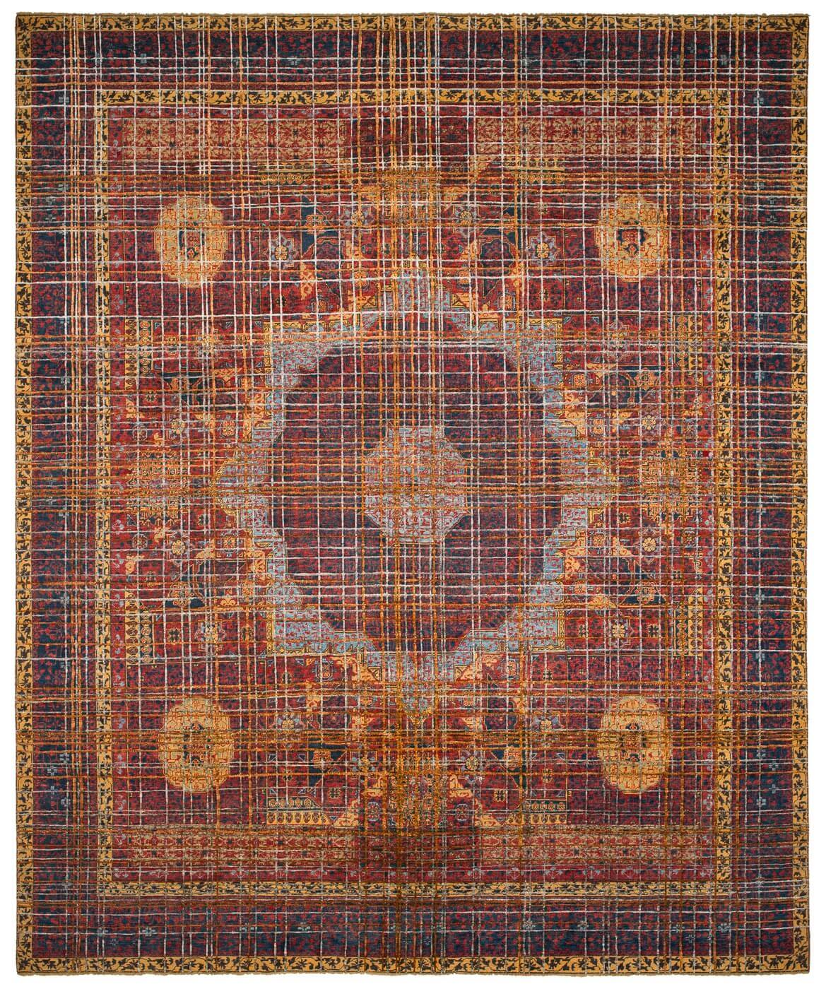 Mamluk Columbus Web Silk Rug