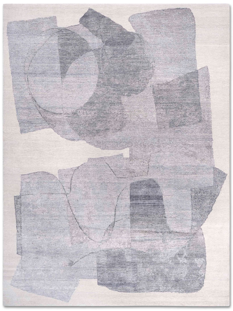 Snow Silver Rug