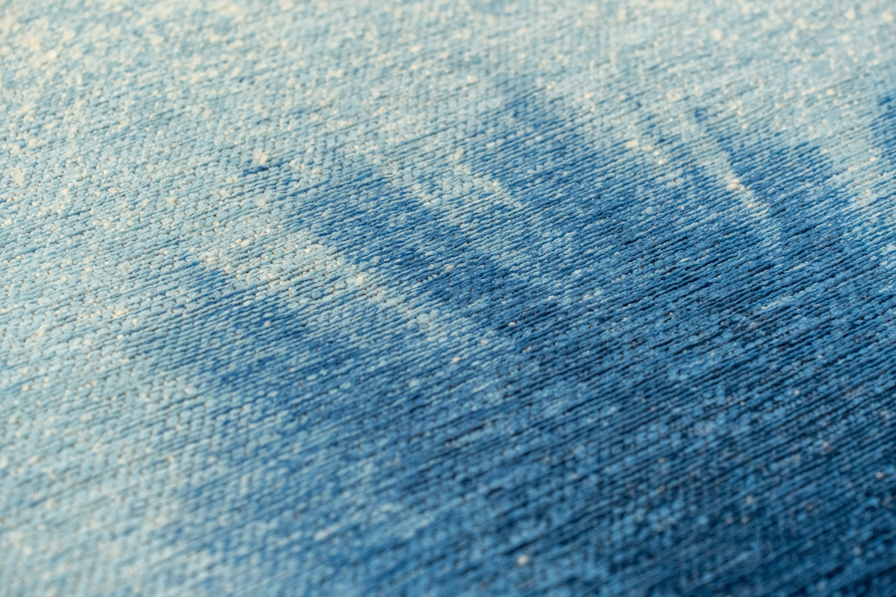 Drop Dream In Blue Premium Belgian Rug | Size: 200 × 280 cm