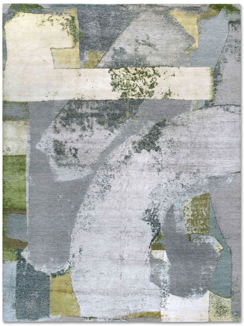 Green Rust Rug | Size: 122 × 183 cm