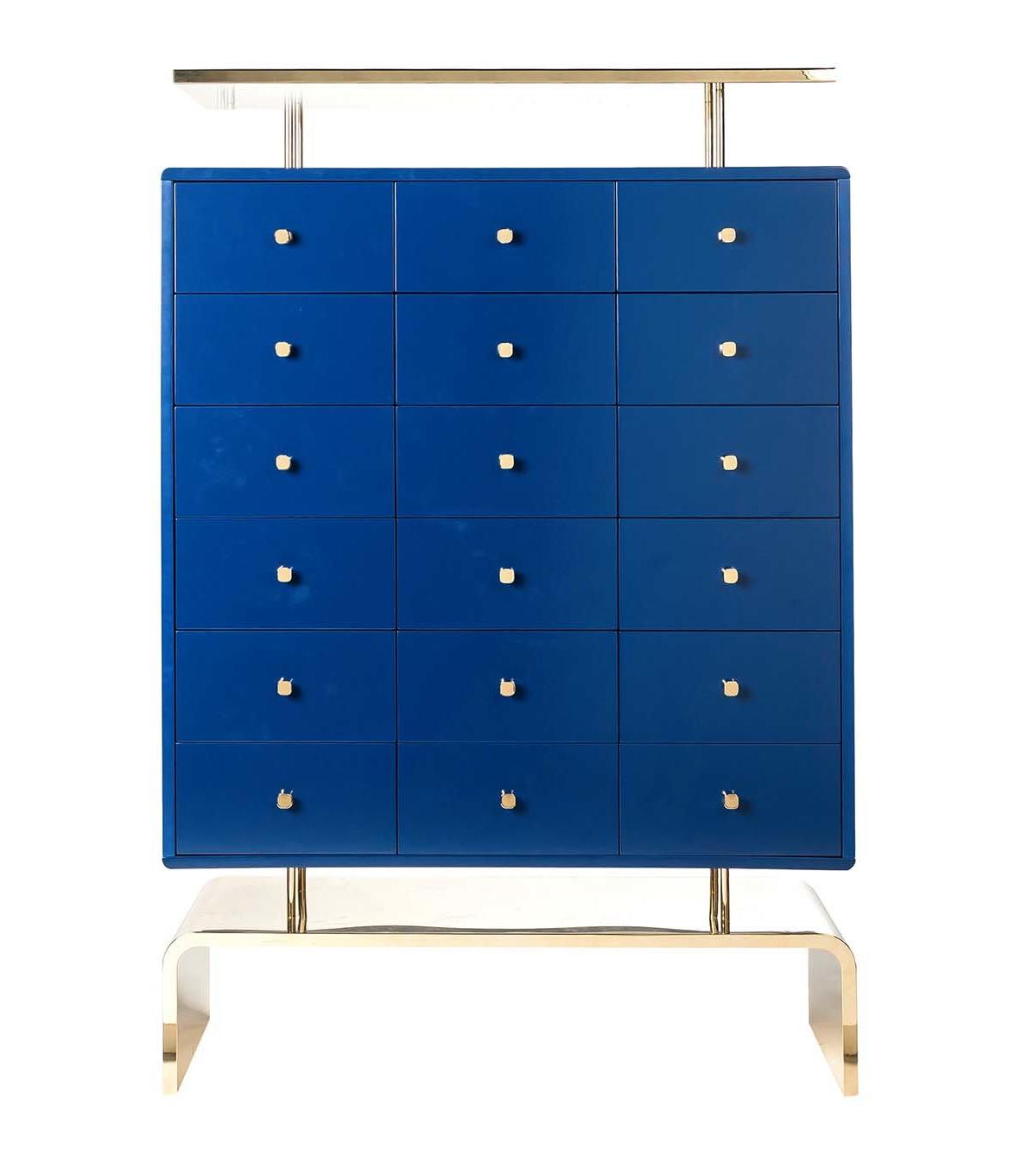 Royal Blue Italian Cabinet