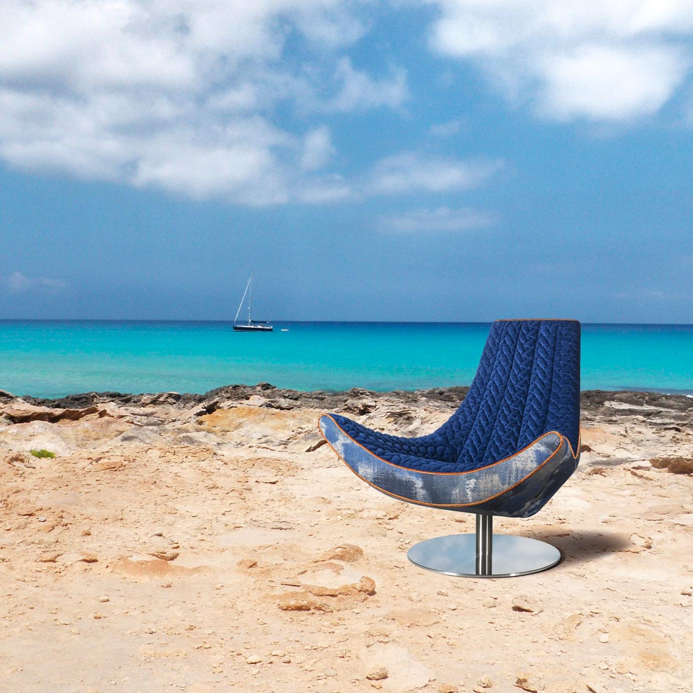Ibiza Swivel Artisan Armchair