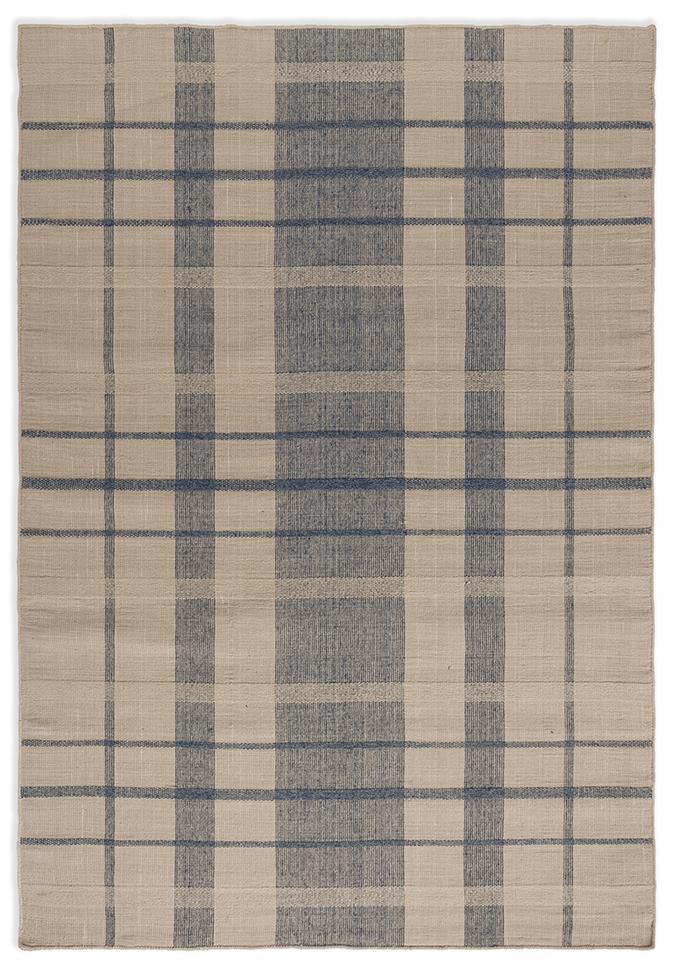 Zona Denim Check Outdoor Rug | Size: 200 × 280 cm