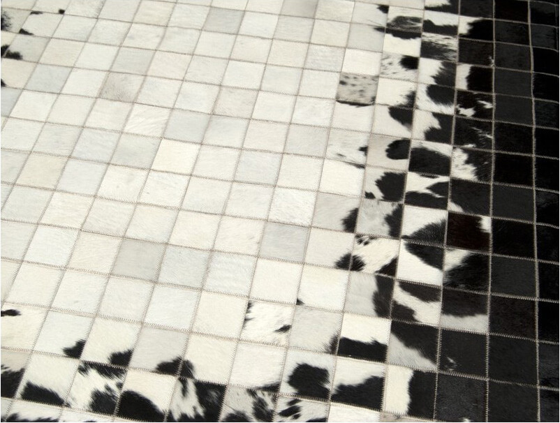 Mosaic Cowhide Rug | Size: 160 × 230 cm