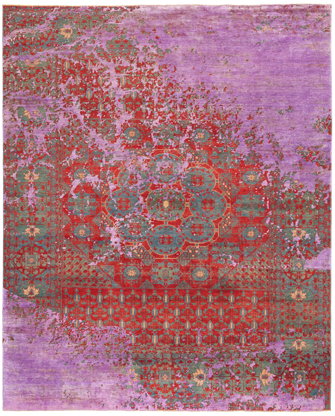 Mamluk Kensington Raved Silk Rug
