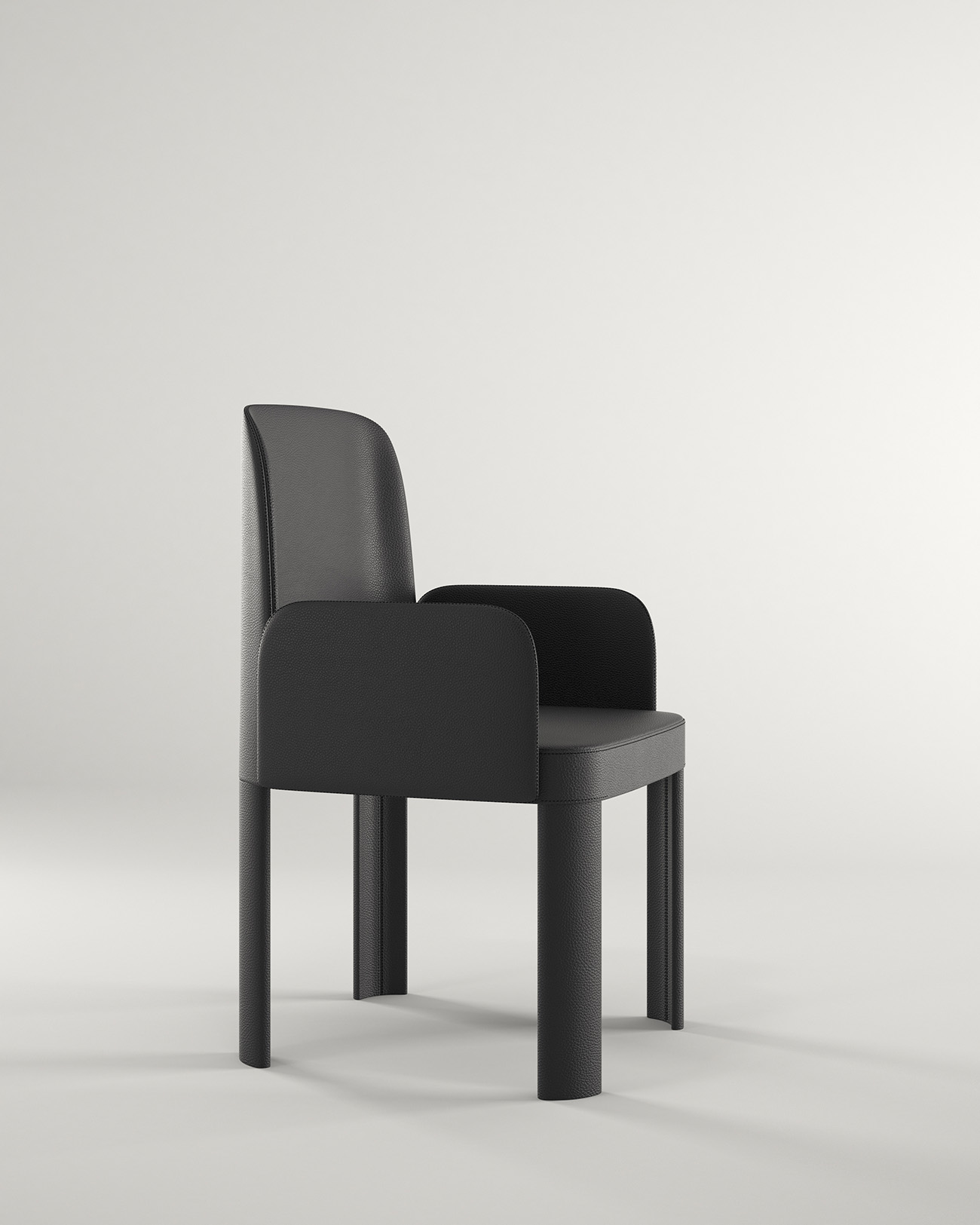 Gelsomina Modern Black Chair