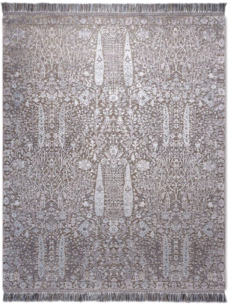 Pine Garden Charcoal Rug
