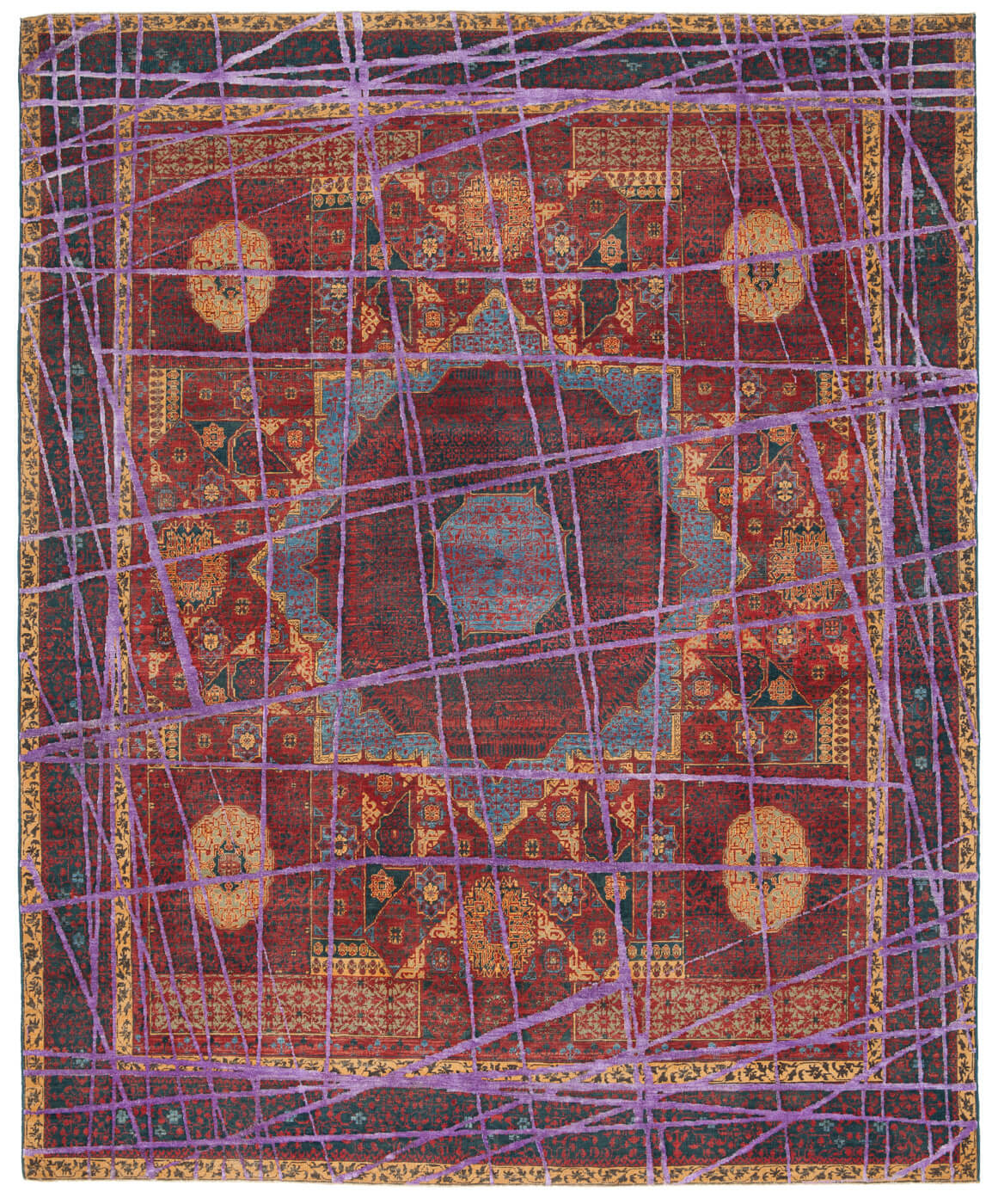 Mamluk Columbus Wrapped Rug