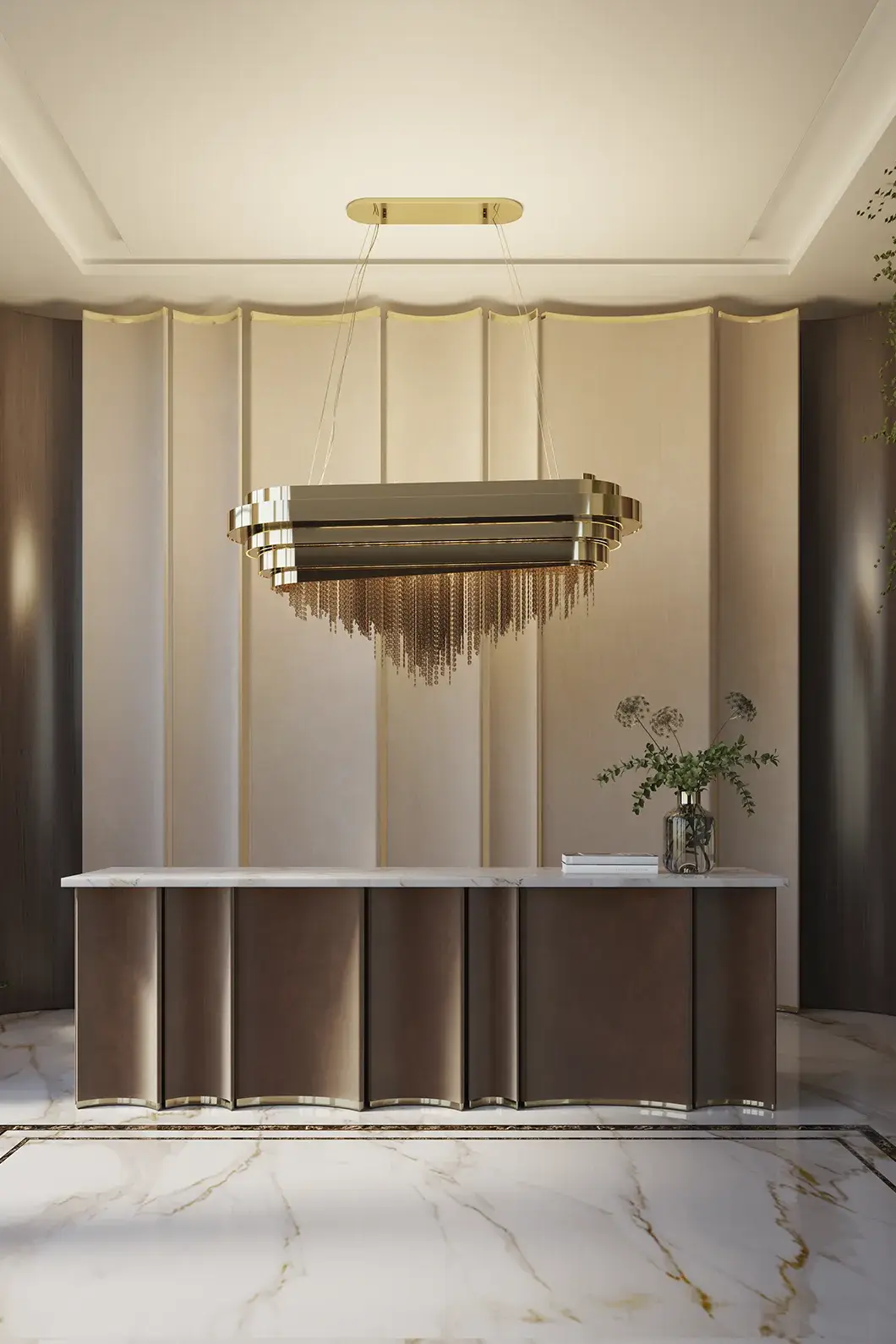 Art Deco Snooker Suspension - 7