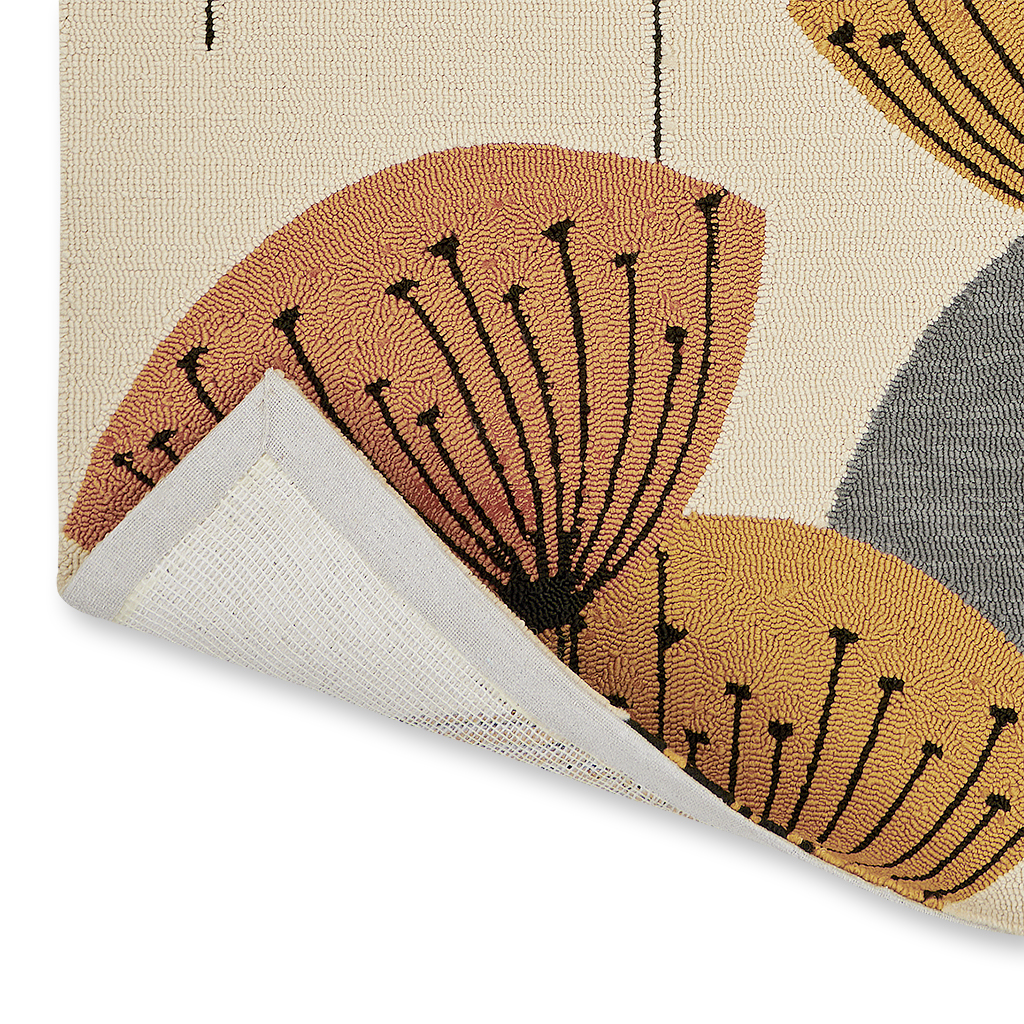 Dandelion Clocks Outdoor Rug | Size: 140 × 200 cm
