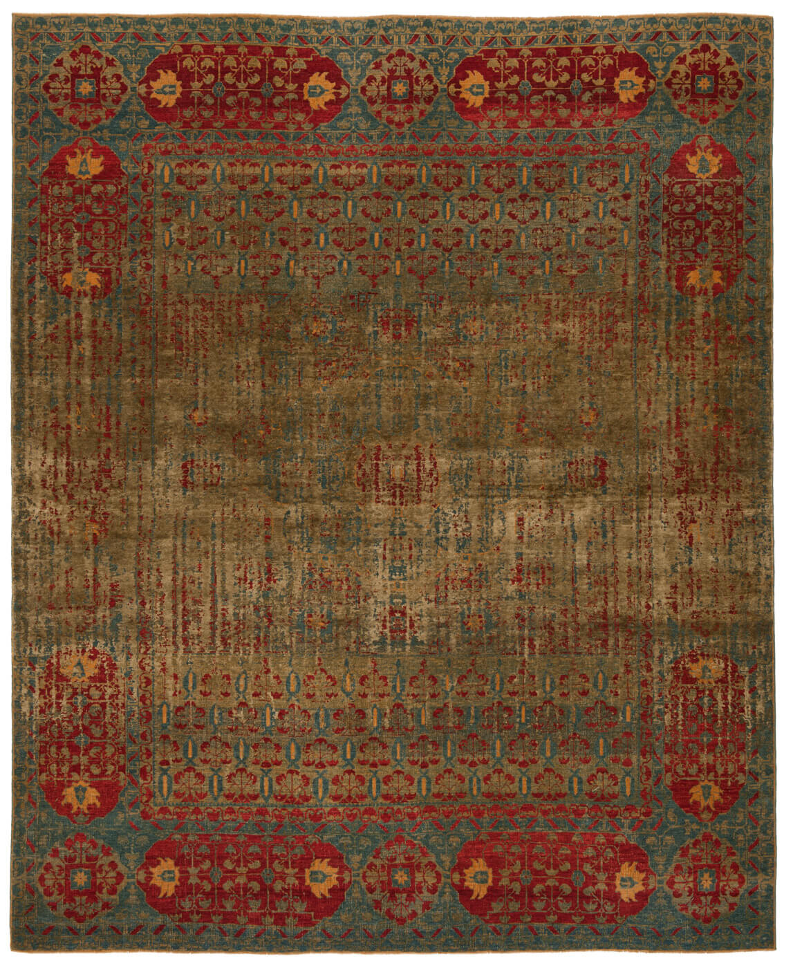 Mamluk Kensington Double Vendetta Silk Rug