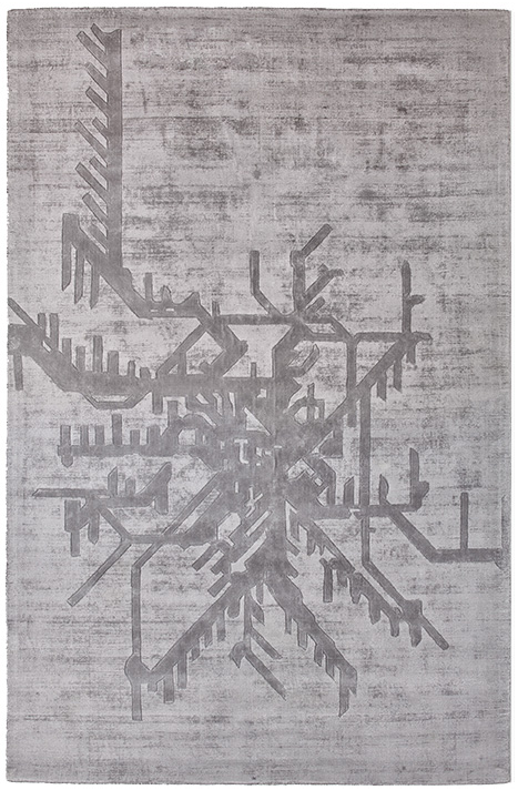 سجادة «مترو» مصمم فيسكوز هندي | المقاس: 200 × 300 cm
