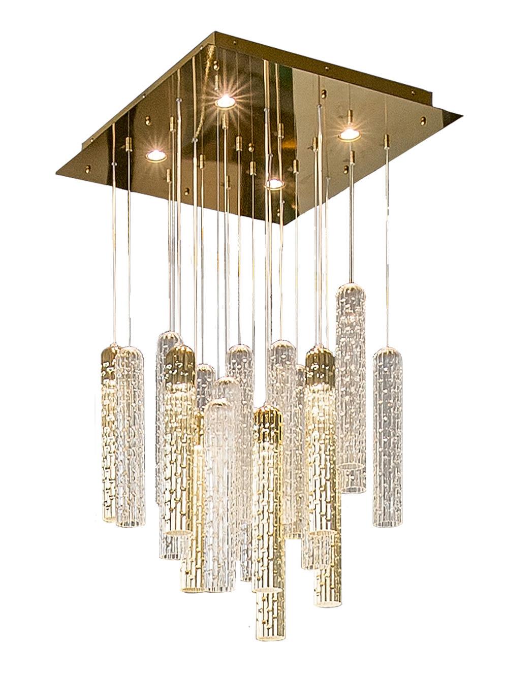 New Pipe Italian Chandelier