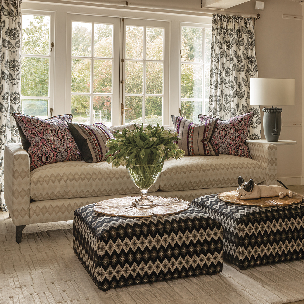 Mangala Aubergine Cushion
