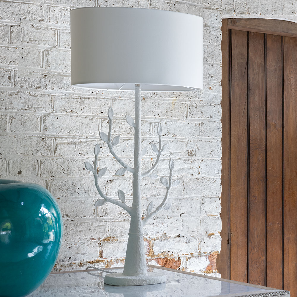 Millana Chalk Finish Table Lamp